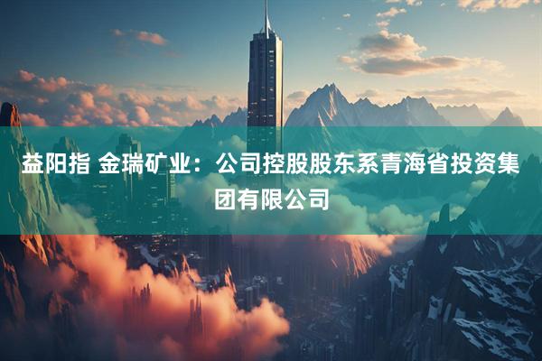 益阳指 金瑞矿业：公司控股股东系青海省投资集团有限公司