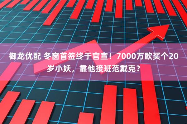 御龙优配 冬窗首签终于官宣！7000万欧买个20岁小妖，靠他接班范戴克？