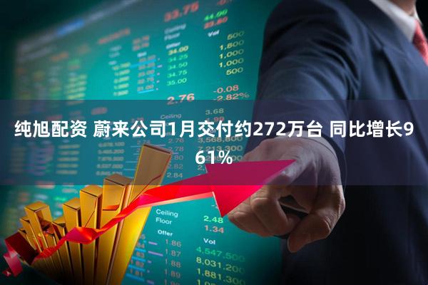 纯旭配资 蔚来公司1月交付约272万台 同比增长961%